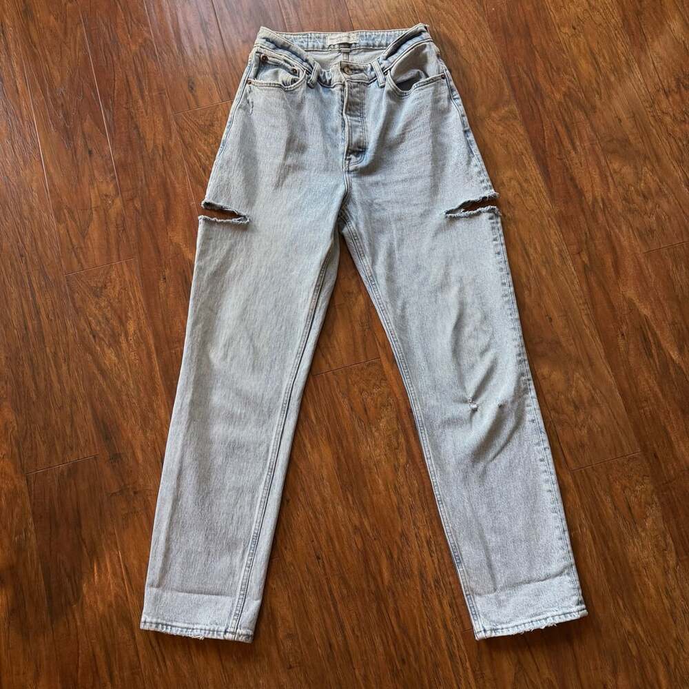 Abercrombie & Fitch The Dad High Rise (Curve Love) Jeans Size 27 R
